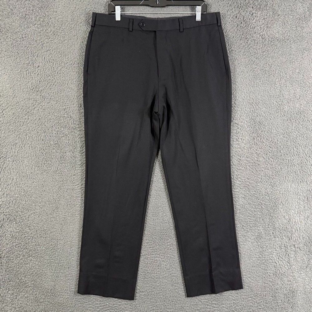 Brooks Brothers Pants Mens 37x30 Black Madison Fit Dress Slacks Wool Formal